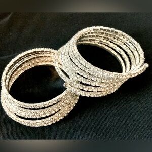 Costume wrap rhinestone bracelet